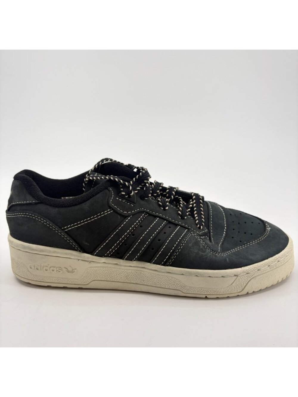 Adidas Rivalry Low Womens Size 7.5 Black White Athletic Walking Shoes Sneakers